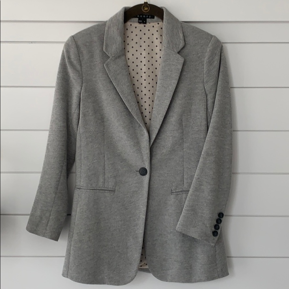 Theory knit blazer, size 0